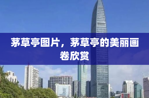 茅草中山市多米克自动化设备有限公司亭图片,茅草亭的美丽画卷欣赏